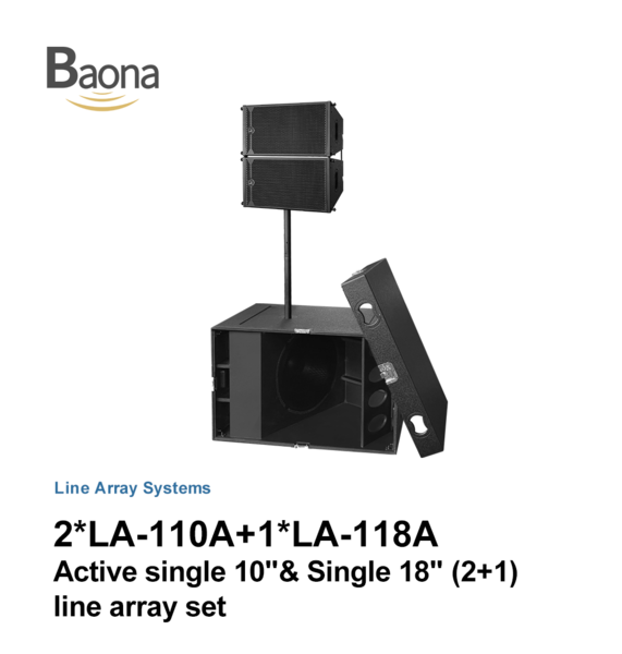 LA Active Speaker（one set）